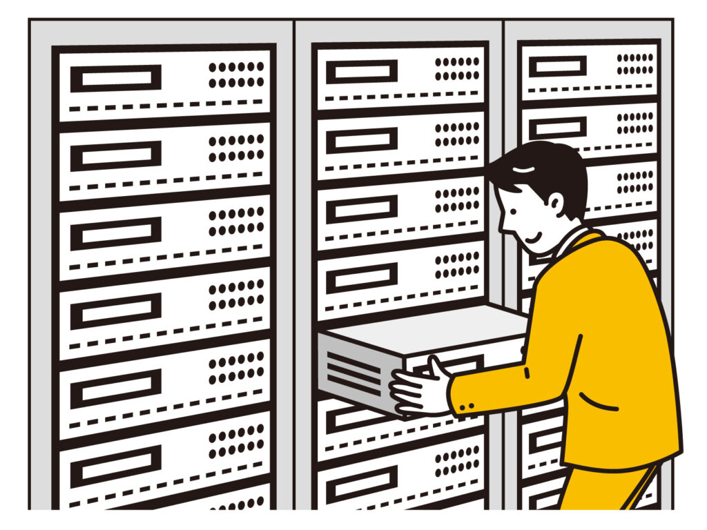 サーバーを表している画像